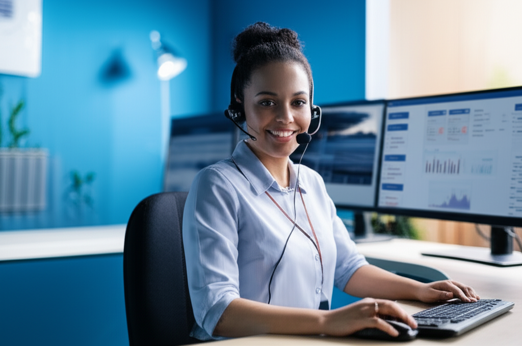 Professional customer support representative